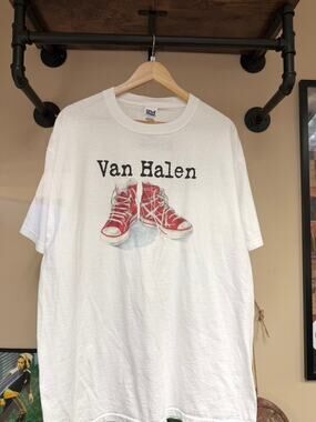 2004 Van Halen Tour Y2K Vintage Band Tee Shirt Anvil Led Zeppelin Lynyrd Skynyrd